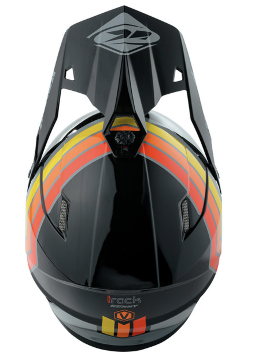 casque KENNY Track Black Grey Orange