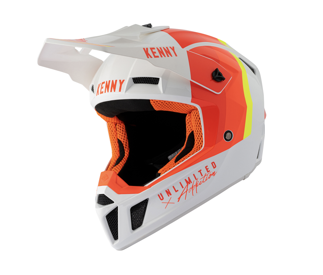 KENNY Performance White Red Orange