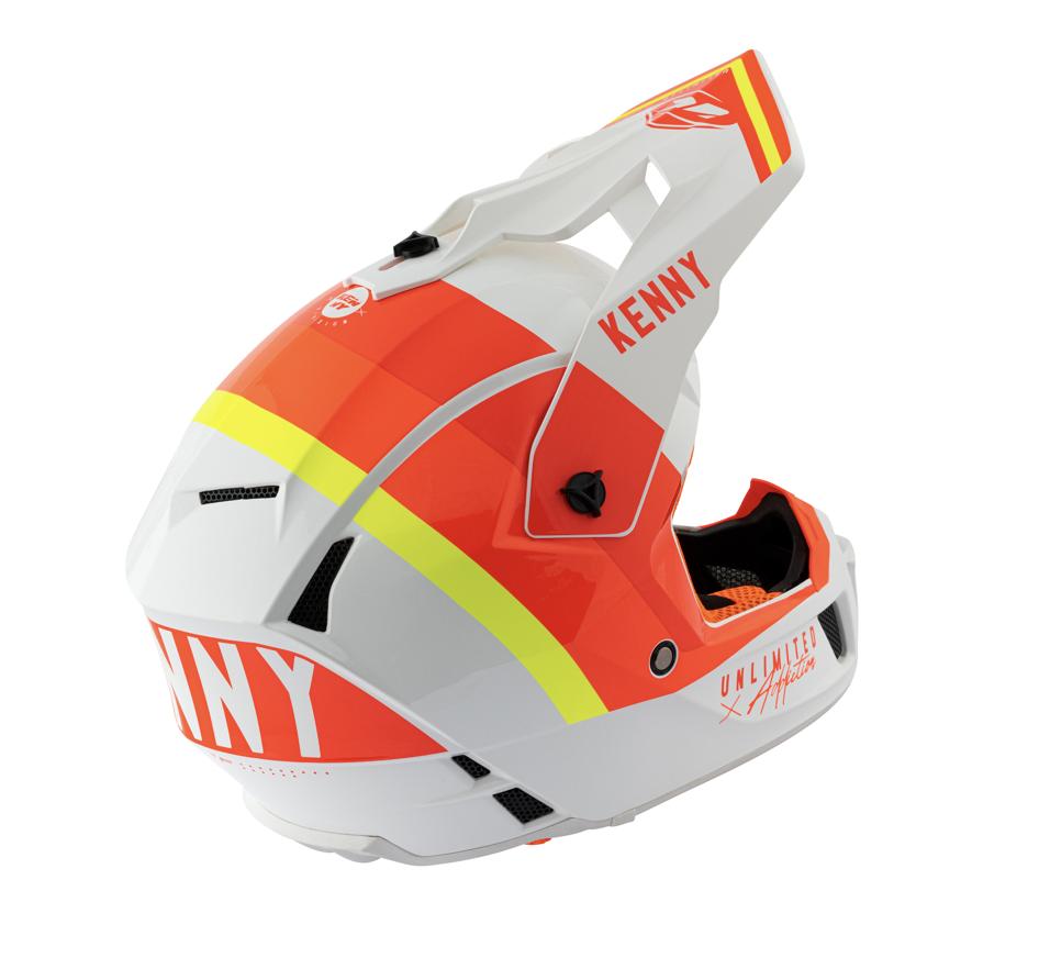 KENNY Performance White Red Orange